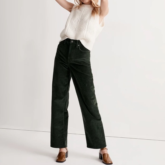 Madewell Pants - Madewell Perfect Vintage Wide-Leg Pant: Corduroy Edition